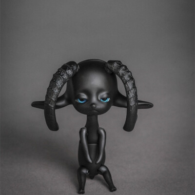 1/12 BJD Doll Sheep Rain Eyes Face up Body blushing Resin Figures Animal