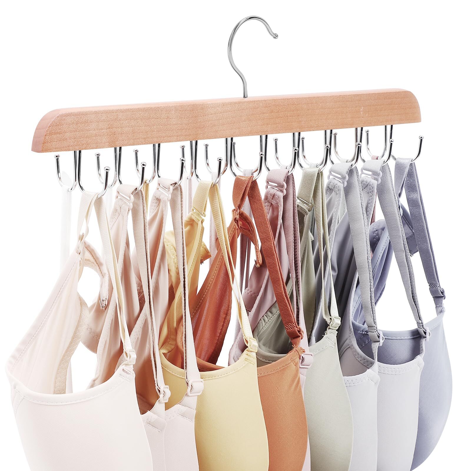 Tank Top Bra Hanger Space Saving Scarf Closet Organizers for Dorm Apartment-image