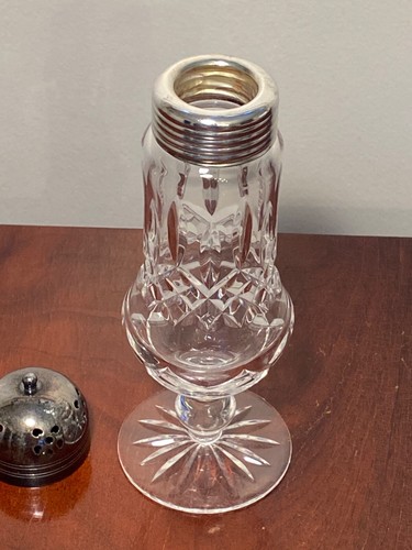 NEW Vintage WATERFORD CRYSTAL Lismore Large 8" Sugar Shaker Muffineer IRELAND - Picture 7 of 13