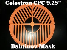 Celestron CPC 9.25" Bahtinov Focus Mask. Orange.