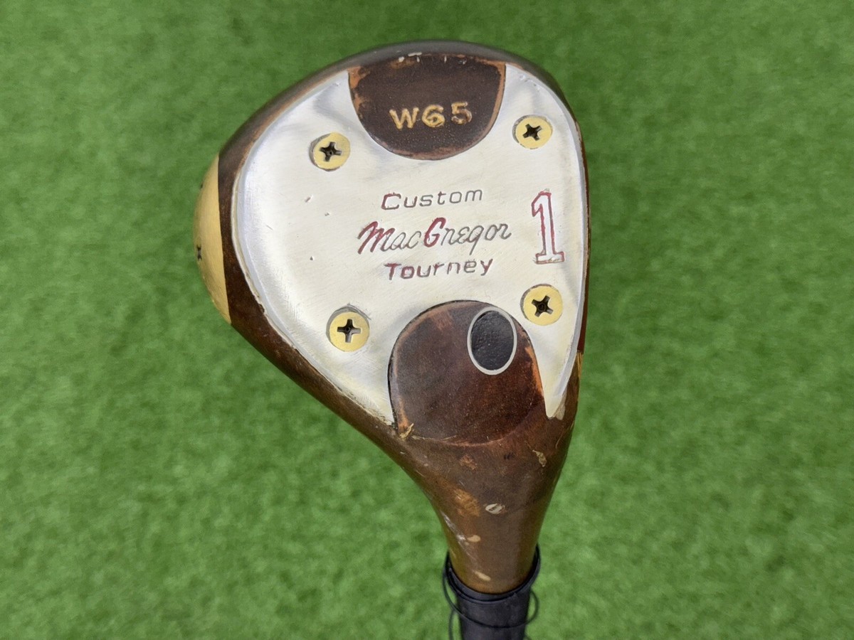 MacGregor Custom Tourney W65 Persimmon Driver Right Handed Steel