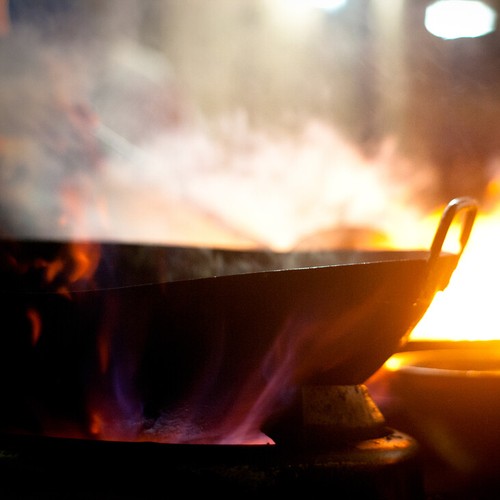 Wok Pfanne Ø 30 - 75 cm rund Asia Gastronomie Gasherd Carbon Stahl Eisen - Afbeelding 57 van 88