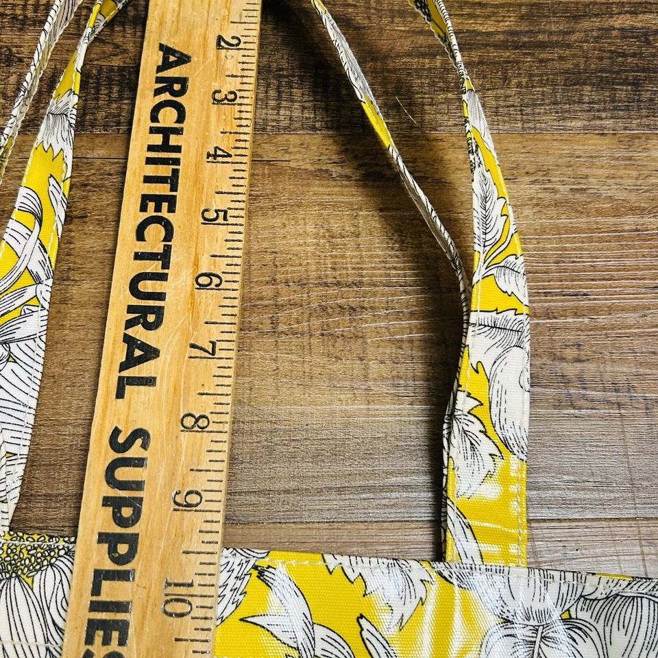 VTG Liberty Art Fabrics London Target Floral Wax Coated Tote Bag Hippie Boho - Image 3 of 4