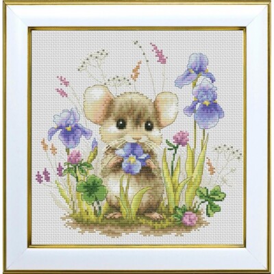 Counted Cross Stitch Kit Little mouse DIY VDV