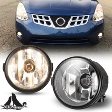 For 2011-2015 Nissan Rogue Fog Lights Front Bumper Replacement Lamp Clear Pair