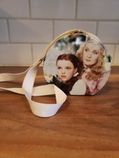 Wizard of Oz Dorothy, Toto, and Glinda Decorated Tin Purse with Strap from 1999