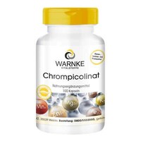 Chrompicolinat 100 Kapseln, 60 µG Chrom, BioverfüGbar, Vegan, Warnke Vitalstoffe
