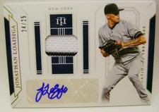 JONATHAN LOAISIGA AUTO 2 COLOR /25 PANINI NATIONAL TREASURES 2019