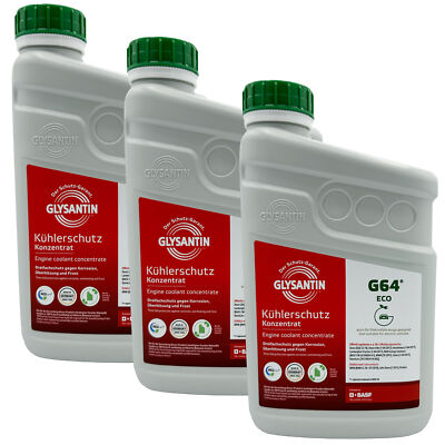 Glysantin G64 Kühlerschutz Konzentrat grün 3x 1L Kühlmittel Frostschutz