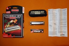 new HOHNER CROSSOVER HARMONICA Key A w/ case professional country blues harp