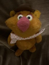 Vintage 1976 Fisher Price Fozzie Bear Plush Animal 14" Muppet Show Jim Henson