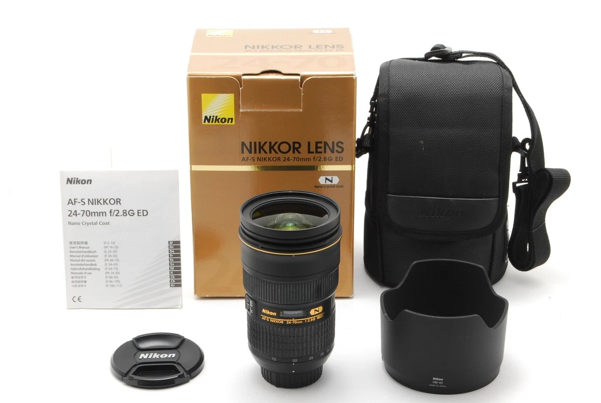 Nikon NIKKOR f/2.8 Camera Lenses 24-70mm Focal for sale | eBay