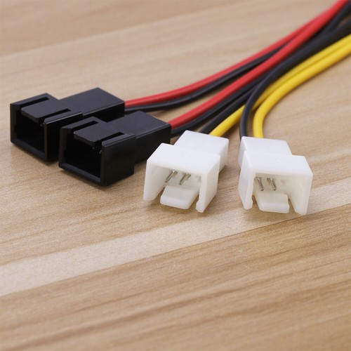 Fan Cable Extender 4-Pin Cable Splitter Cable Pc Fan Extension Cable - Afbeelding 2 van 11