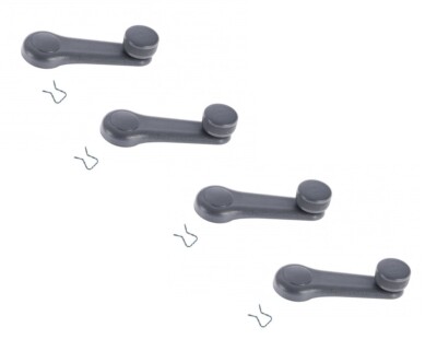 4 x Window Crank Handles Gray for HYUNDAI Accent Elantra KIA Spectra Spectra5 +