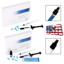 DX Aparatos ortodoncia dental Kit adhesivo de curado por luz Resina Bonding Gel