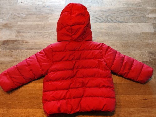 Benetton Daunenjacke_Winterjacke_ rot, Kinder, Größe 90 - Bild 4 von 4