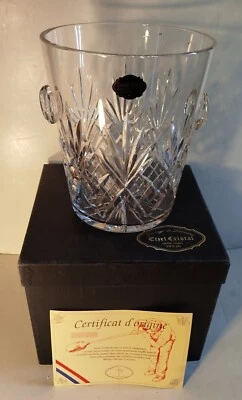 sceau à glace champagne Etzel cristal fait main avec étui - Photo 1/4