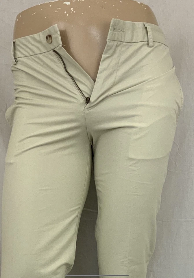 Pantalones Polo Ralph Lauren Niños 18 Marrón Chino Frente Plano 100% Algodón YGI Q1-419 Foto 3 de 4