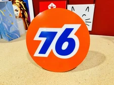 HANDMADE Union 76 Gas Station Sign On 10” Gloss White Acrylic FREE SHIPPING