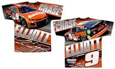 Chase Elliott #9 NASCAR 2024 Hooters Racing Total Print Sublimated Shirt
