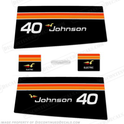 Fits Johnson 1975 40hp - Electric Decals