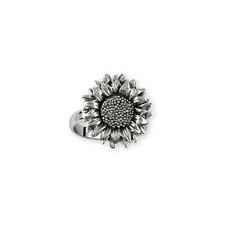 Sunflower Jewelry Sterling Silver Handmade Sunflower Ring SFTX3-R
