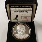 1 oz .999 Fine Silver Round - Eric Lindros NHL Hockey PA - SKU-F3463