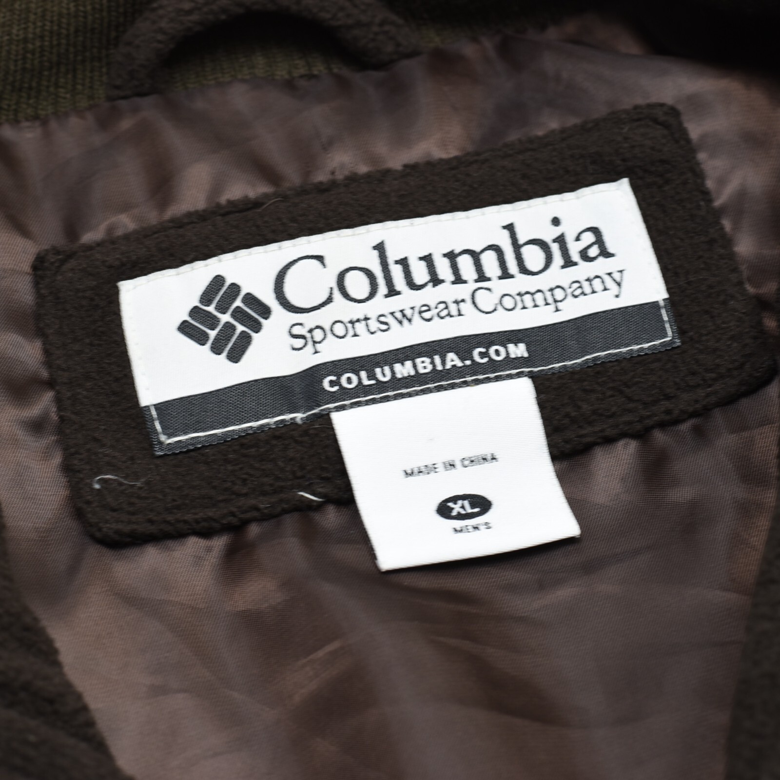 Columbia Men's Full Zip Jacket Solid Polyester Br… - image 7