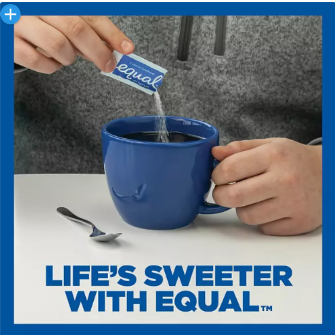Equal Zero Calorie Sweetener Packets 1000 ct