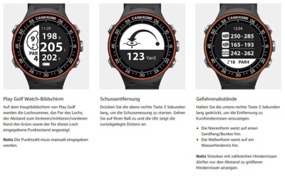 Golf Gps Watch Fitness Uhr Golf Canmore Golf And Fitness Watch