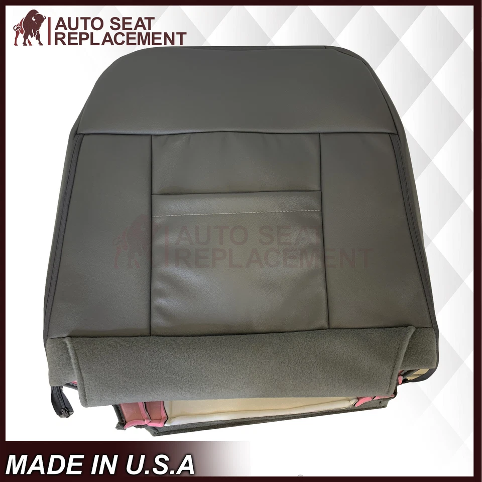 2013 2014 2015 2016 2017 2018 2019 Fits Dodge Ram 3500 4500 5500 Seat Cover Gray - Image 3 of 4
