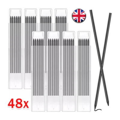 INFINITEWORLD17 48Pcs 2.8mm Tracer Pencil Refills Scriber Deep Hole Pen Lead Solid Carpenter