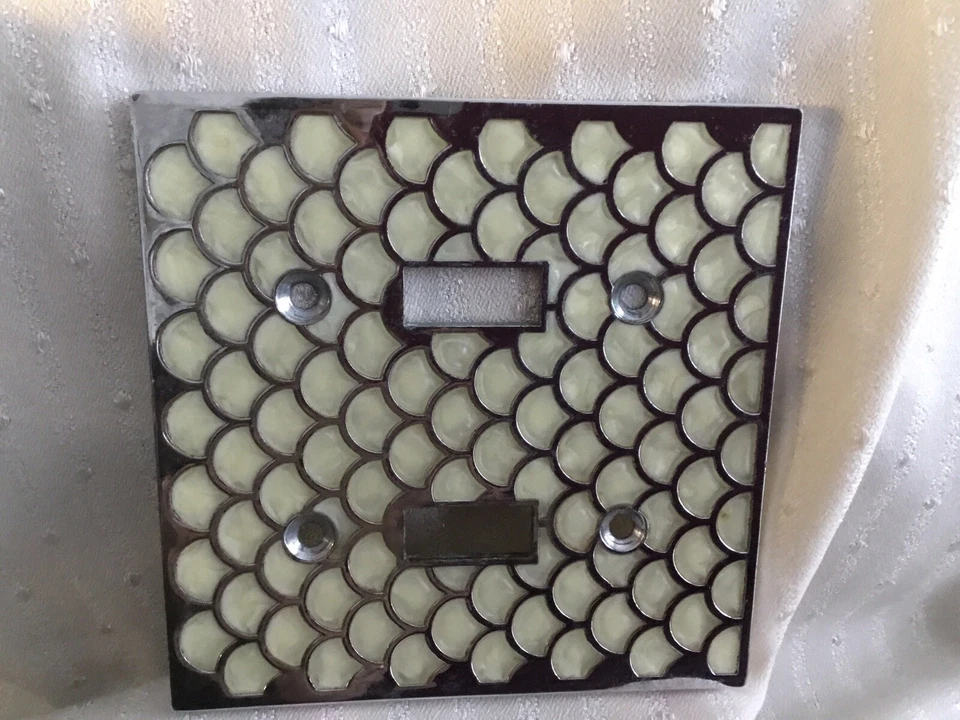 Switchplate Cover (double) Metal “OCEANA” Foto 4 de 4