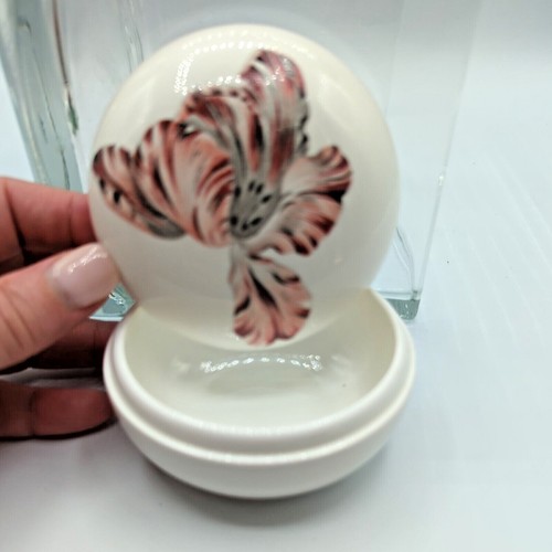 VILLEROY & BOCH QUEEN OF SHEBA No3 DESIGN CANDY DISH / TRINKET BOX WITH LID 3” - Picture 7 of 10