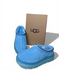 NEW 100 Authentic UGG Tasman Clear Women  s Slippers Sky Blue Shoes Size 6