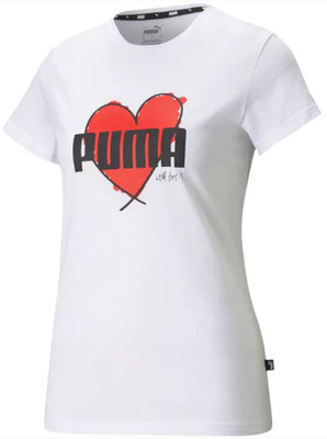 PUMA - DAMEN-T-SHIRT - HEART TEE 587897-02