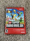 New Super Mario Bros. Wii (Nintendo Wii) Complete in Box CIB - Tested