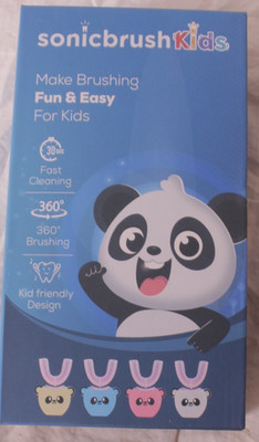 NEW SonicBrush Kids SMC-002 - sonic toothbrush - blue panda