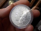 MORGAN SILVER DOLLAR 1901 O FROSTY UNC IN HARD CAPSULE 90% SILVER DOLLAR