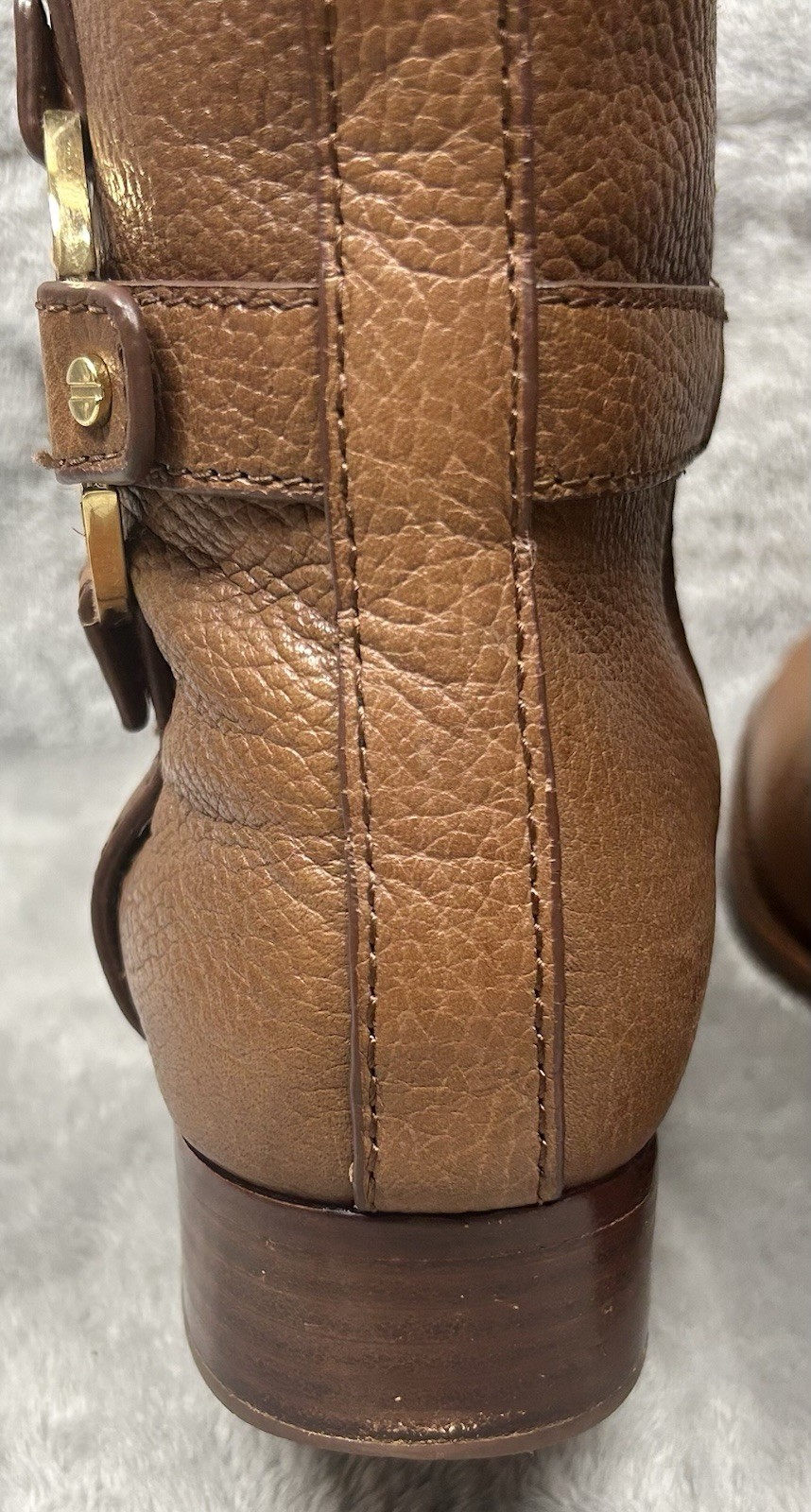 Tory Burch Brown Leather Knee High Riding Boots Women’s 5.5 | thumbnail 9