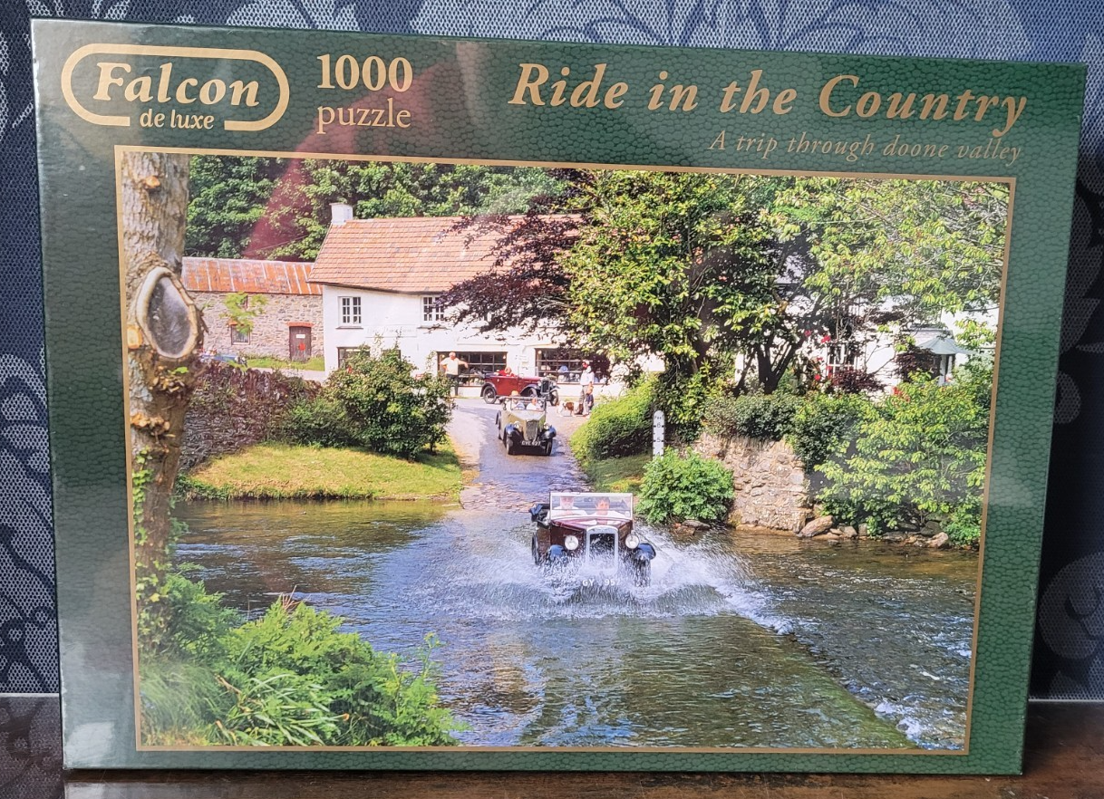 Falcon Deluxe 1000 Piece Jigsaw Puzzle Ride In the Country