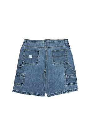 VTG Faded Glory Men's 38 Denim Carpenter Shorts Blue Jean Baggy Retro Skater Y2K