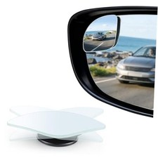 Blind Spot Mirror Newest Fan Shaped HD Glass Frameless Convex Rear View