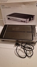 WMF LONO Tischgrill 2000W Cromargan Grillplatte gerippt Antihaft