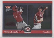 2004 Fleer Platinum Platinum Finish 23/100 William Bergolla Josh Hall #187 0gx4