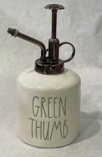 RAE DUNN Magenta Artisan Collection Green Thumb Plant Pump Water Spray Mister