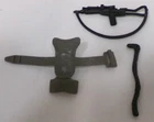 Vintage Kenner Star Wars 3.75" Figure 3 Part Lot Emperor Cane Hoth Gun Bib Armor