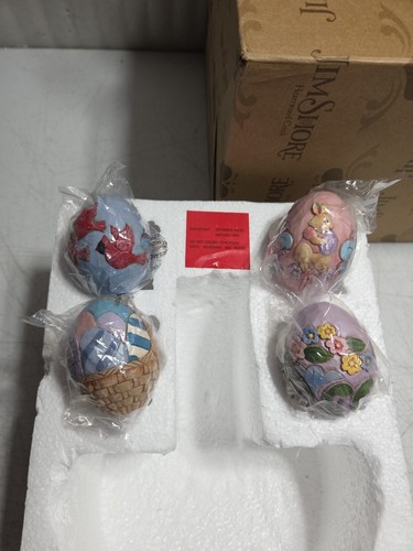 New - Jim Shore "Easter Cheer Found Here" Easter Basket W/ Eggs Enesco 6008810 - Afbeelding 17 van 18
