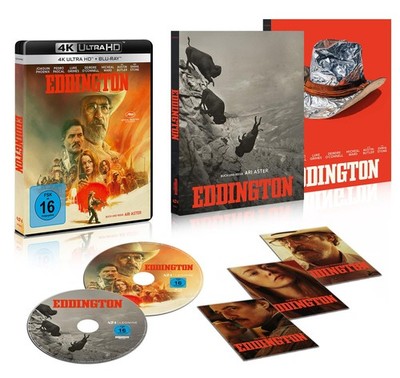 Eddington (4K UHD + Blu-ray) NEU & OVP | Vorbestellung