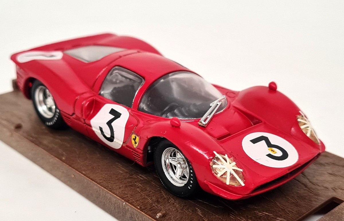 Brumm 1/43 Ferrari 330 P4 Monza 1000KM 1967 #3 R159 Diecast Model Car